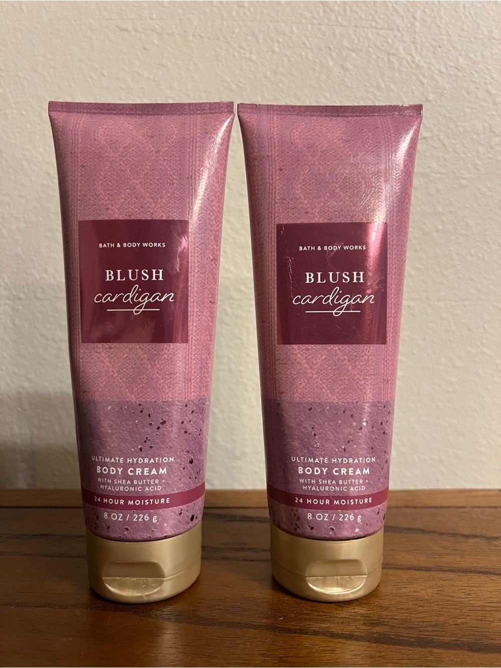 Bath & Body Works Blush Cardigan Body Cream, Set of 2, New
